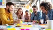 © ProstoSvet - Diverse Team Brainstorming Over Colorful Notes