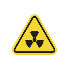 Canvas Print - nuclear icon logo