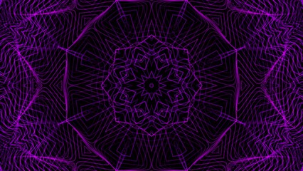 Psychedelic 3d animated purple background