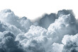 Ultra realistic clouds on a transparent  background