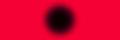 Czerwono - czarny półton, halftone z czarną, rozmytą kulą. Złudzenie optyczne. Bezszwowe tło, Baner, miejsce na tekst.