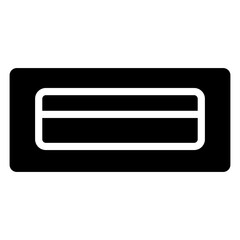 Fototapete - usb port vector icon solid style. perfect use for logo, presentation, website, and more. modern icon design glyph style