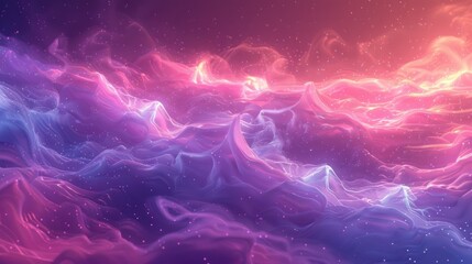 Poster - Decoration for wallpaper, desktop, poster, cover booklet. Print for clothes, t-shirt. Aurora colorful light energy image background
