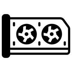 Fototapete - vga port vector icon solid line style. perfect use for logo, presentation, website, and more. modern icon design glyph style