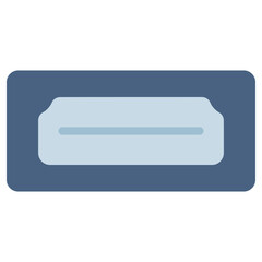 Fototapete - hdmi port vector icon flat style. perfect use for logo, presentation, website, and more. modern icon design color style