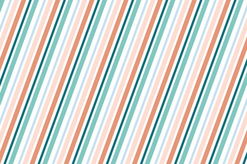 Wall Mural - Colorful vector diagonal stripes pattern. Simple seamless texture with thin and thick oblique lines. Stylish abstract geometric striped background.