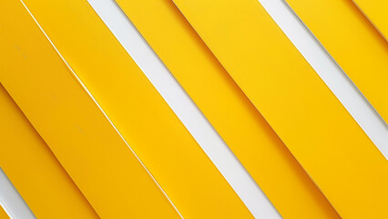 Wall Mural - Sunny Streak: Yellow Wallpaper with a Singular White Line