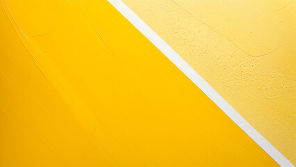 Wall Mural - Sunny Streak: Yellow Wallpaper with a Singular White Line