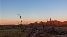 Sunset In Flinders Range Timelapse