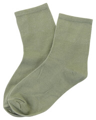 Poster - Green pastel socks