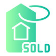 sold out gradient icon