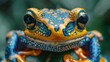Colorful Amazon Rainforest Frog, generative ai