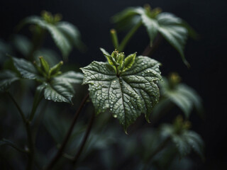 close up of plant