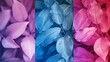 colour palette background , flowers, clouds, rainbow colors, 16:9