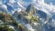 South America's Rich History: The Andes Mountains, generative ai