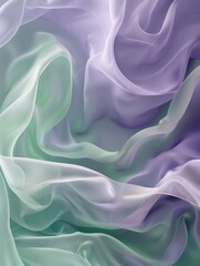 Poster - Soft Lavender and Seafoam Green Gradient Abstract Background Image