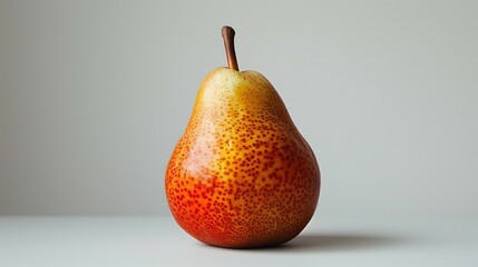 Sticker - Simplicity in Nature: Perfectly Ripe Pear, generative ai