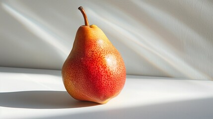 Sticker - Elegant Minimalism: Single Pear, generative ai