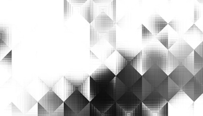 Aufkleber - Modern abstract transparent background texture with layers of black and gray transparent material in triangle diamond and squares shapes in
