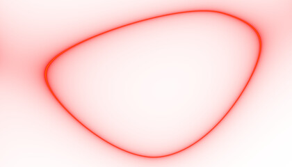 Aufkleber - Red circle background. Flowing curved smoke lines. Template for banner, flyer, brochure, presentation. Png overlay illustration.