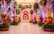 Colorful engagement parks for weddings that are Kerala scenery