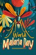 illustration with text to commemorate World Malaria Day