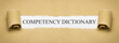 Competency Dictionary