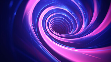 Wall Mural - Abstract blue swirl technology background, abstract graphic poster PPT background