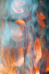 Poster - Abstract background with reflections and caustics. Hi-tech. Futuristic background image. Created with Generative AI technology.