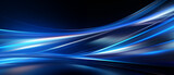 Fototapeta  - Elegant Blue Abstract Light Streaks Background Wallpaper
