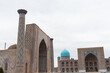 Registan an old public square in the city of Samarkand, Uzbekistan.