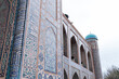 Old blue mosaics in Samarkand