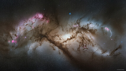 Wall Mural - abstract nebula. stardust. the far corners of the universe.