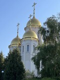 Fototapeta Tęcza - Russia, May 2023 Volgograd, view of the Church of All Saints on Mamayev Kurgan.