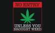 Cannabis Weed Marijuana Vector T-shirt 