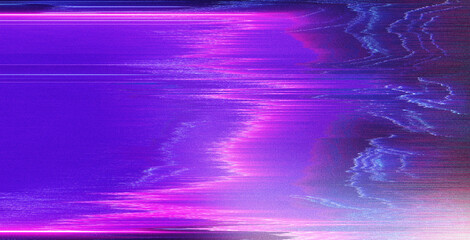 Aufkleber - 4K Beautiful color gradient background with data mosh glitch noise. Abstract pastel holographic blurred grainy gradient banner background texture Colorful digital grain soft noise effect Nostalgia