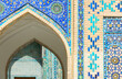 Historical holy cemetery of Shahi Zinda in Samarkand, Uzbekistan.