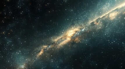 vast expanse of space filled with glittering constellations, with the milky way stretching across th