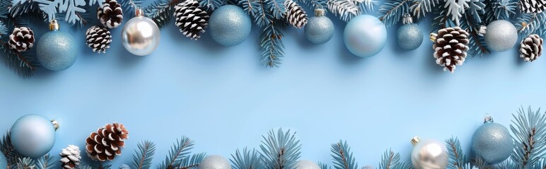 christmas horizontal banner, template header for website. merry christmas and happy new year holiday