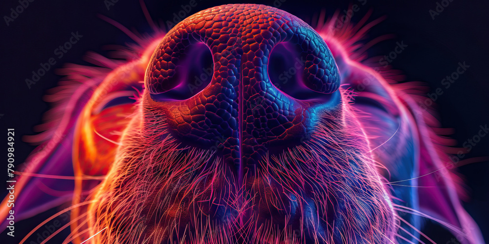 Photo inspiration: Yellow Nasal Mucus In Dogs With Respiratory Infections Reference: Ilustración De Stock Canine Distemper The Nasal Discharge And Fever