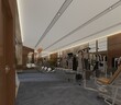 3d render fitness gym sport saloon
