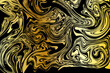 special liquid marbled background of golden and gold strokes