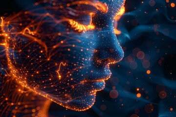 Poster - a digital interface connecting minds and memories in cyberspace.