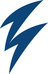 Aufkleber - F abstract and arrow logo ,Letter F Dark Blue logo with negative space arrow logo