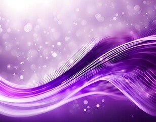 Poster - Purple waves background design