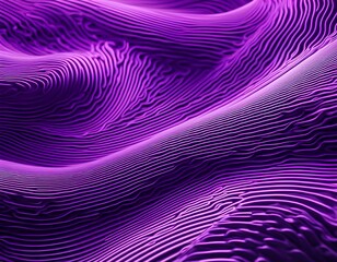 Poster - Purple waves background design