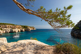 Fototapeta Do pokoju - Widok śródziemnomorski, relaks i wypoczynek, wyspa Menorca, tapeta	