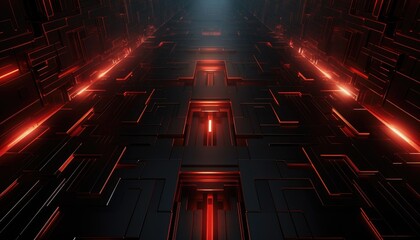 Poster - futuristic sci fi abstract texture background