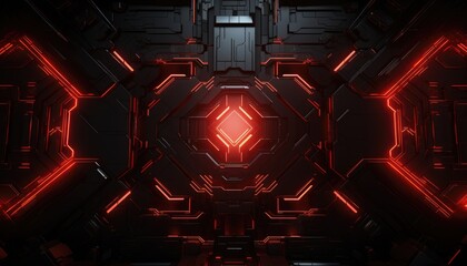 Poster - futuristic sci fi abstract texture background