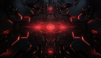 Poster - futuristic sci fi abstract texture background